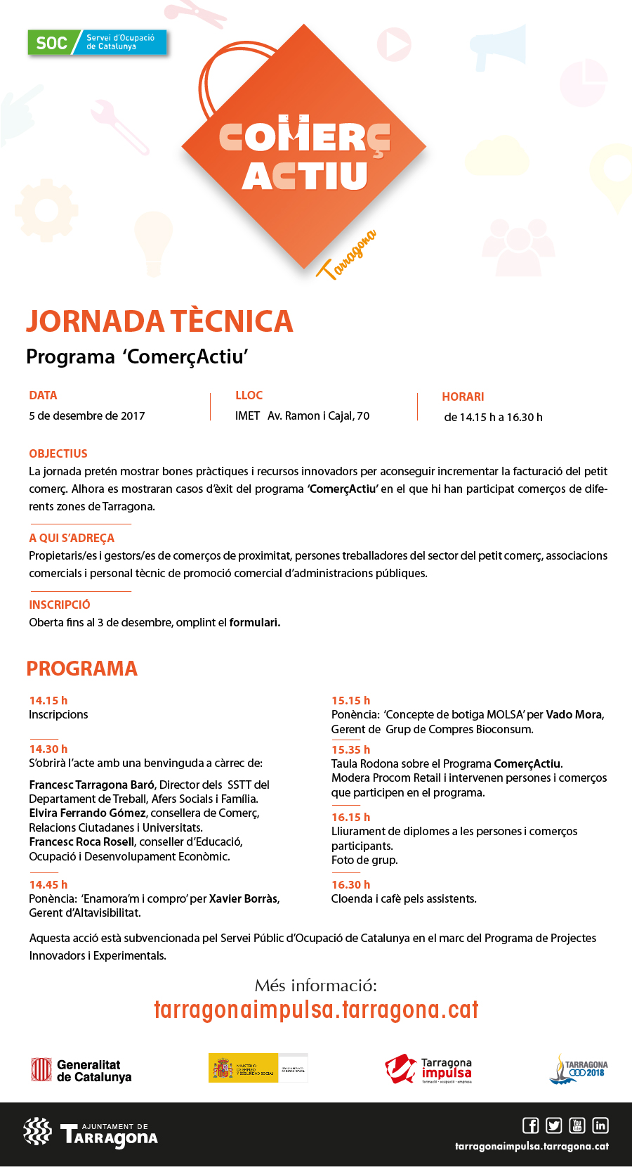 Jornada Tècnica Comerç Actiu Aj. Tarragona