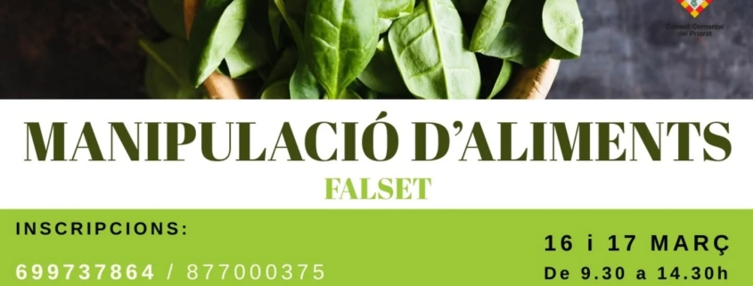 curs manipulació aliments Falset